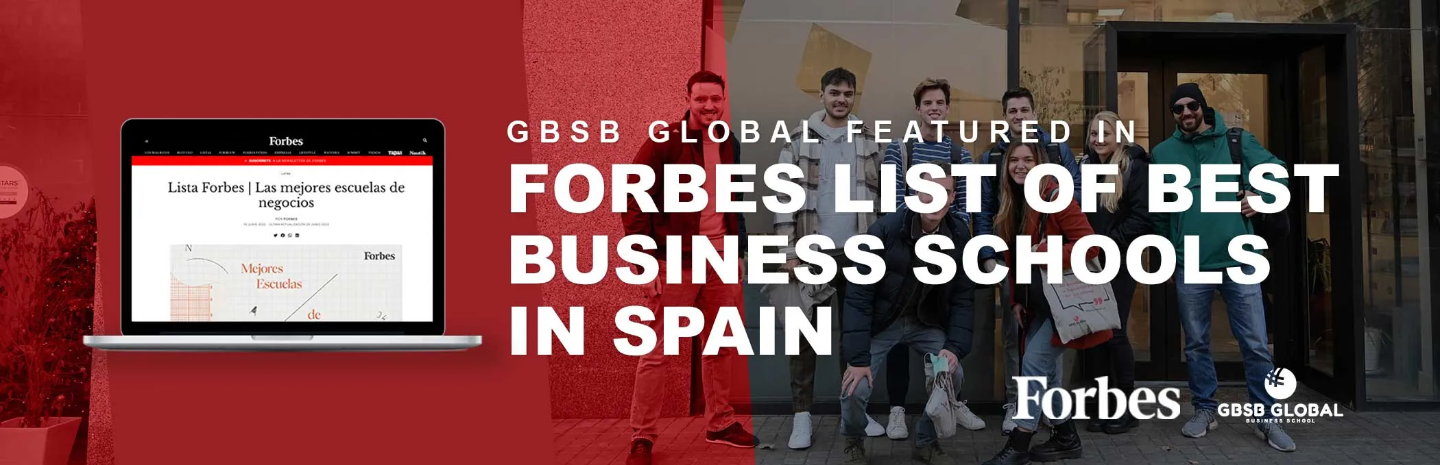 Forbes lists GBSB Global among Best Business Schools in Spain 2022