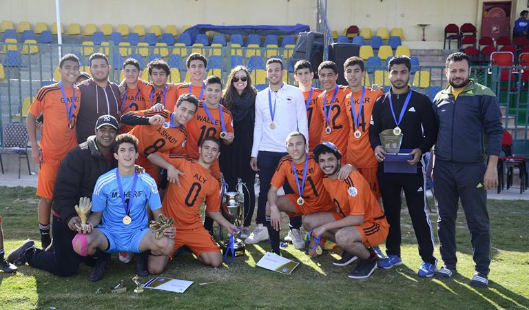The soccer tournament takes place twice a year, once in January for students in the 12th grade and again in April for those students in middle school