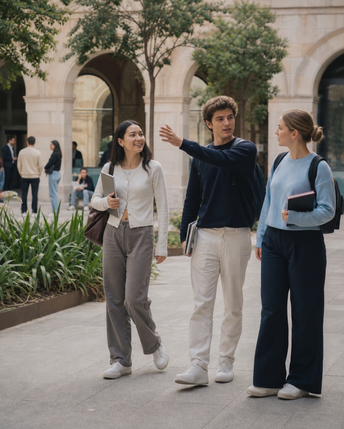GBSB Global Bachelor students on the Barcelona campus